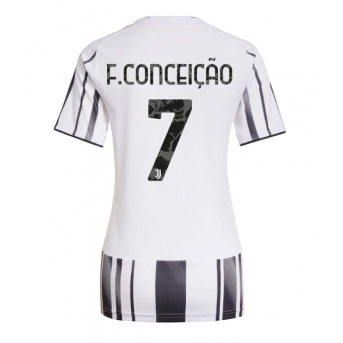 Billige Fotballdrakt Juventus Francisco Conceicao #7 Replika Hjemmedrakt Dame 2025-26 Kortermet